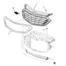 OEM Genuine Front Grill Black Emblem Badge for CHEVROLET 2018-2019 EQUINOX