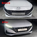 Front Hood Bonnet Emblem Cover Painted For Hyundai Elantra N Avante CN7 21-22