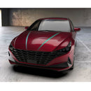 Front Hood Bonnet Emblem Cover Painted For Hyundai Elantra N Avante CN7 21-22