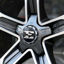 OEM E Logo GT AWD Stinger Emblem Set + 19" Wheel Cap Set for Kia Stinger 17-18
