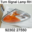 Nueva luz de lámpara de señal de giro delantera OEM RH 92302 27550 para Hyundai Tiburon 99-01