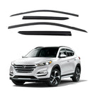 Nuevas viseras de humo Deflector de puerta de ventilación de ventana de protección de lluvia para Hyundai Tucson 16-18