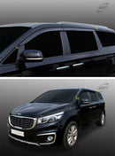 Nuevos protectores de lluvia deflectores de viseras de ventilación de ventana de humo para Kia Sedona 2015 - 2019