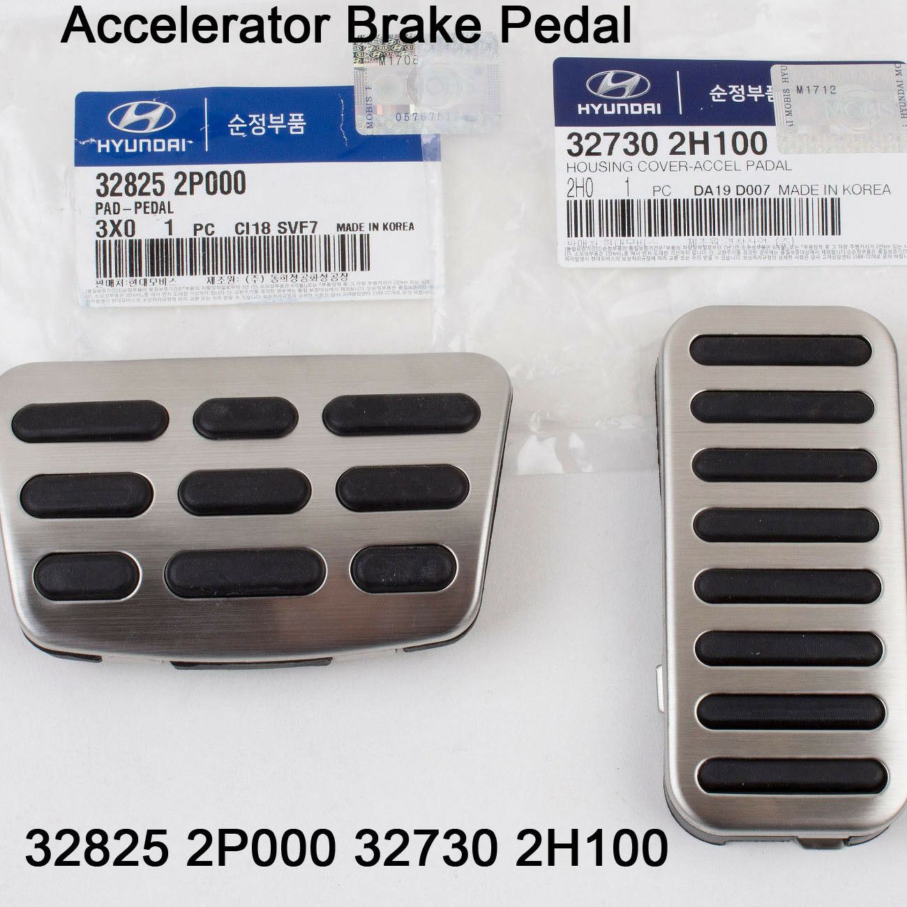 OEM 32825 2P000 32730 2H100 Aluminium Accelerator Brake Pedal for Kia