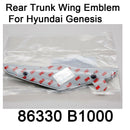 Nuevo emblema de ala de maletero trasero genuino Oem 86330B1000 para Hyundai Genesis 15-16