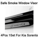 New Safe Smoke Window Visor Sun Rain Vent Guard 4 Pcs Set For Kia Sorento 10-15