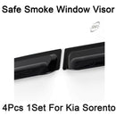 New Safe Smoke Window Visor Sun Rain Vent Guard 4 Pcs Set For Kia Sorento 10-15