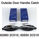 Nuevo juego de manija de puerta exterior genuina RH LH 82660 2C010 para Tiburon 03-08
