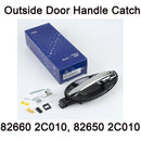 Nuevo juego de manija de puerta exterior genuina RH LH 82660 2C010 para Tiburon 03-08