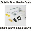 Nuevo juego de manija de puerta exterior genuina RH LH 82660 2C010 para Tiburon 03-08