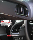 Nueva pegatina interior de carbono para volante y ventilación para KIA Stinger 17~20 (4 piezas)