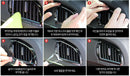 Nueva pegatina interior de carbono para volante y ventilación para KIA Stinger 17~20 (4 piezas)