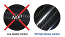 New Interior Carbon Sticker Door Catch&Side Mirror for KIA Stinger 17~20 (6 Pcs)