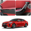 Nueva moldura de manija de puerta de pegatina de carbono Interior para KIA Stinger 17 ~ 20 (2 uds)