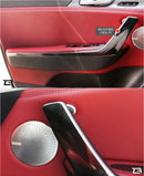 Nueva moldura de manija de puerta de pegatina de carbono Interior para KIA Stinger 17 ~ 20 (2 uds)