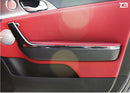 Nueva moldura de manija de puerta de pegatina de carbono Interior para KIA Stinger 17 ~ 20 (2 uds)