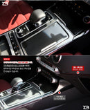 Embellecedor de Panel de engranajes de pegatina de carbono Interior nuevo para KIA Stinger 17 ~ 20 (5 uds)
