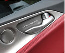 Nueva cubierta interior de moldura de cierre de puerta de aluminio para KIA Stinger 17 ~ 20 (juego de 4 piezas)