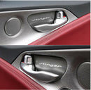 Nueva cubierta interior de moldura de cierre de puerta de aluminio para KIA Stinger 17 ~ 20 (juego de 4 piezas)