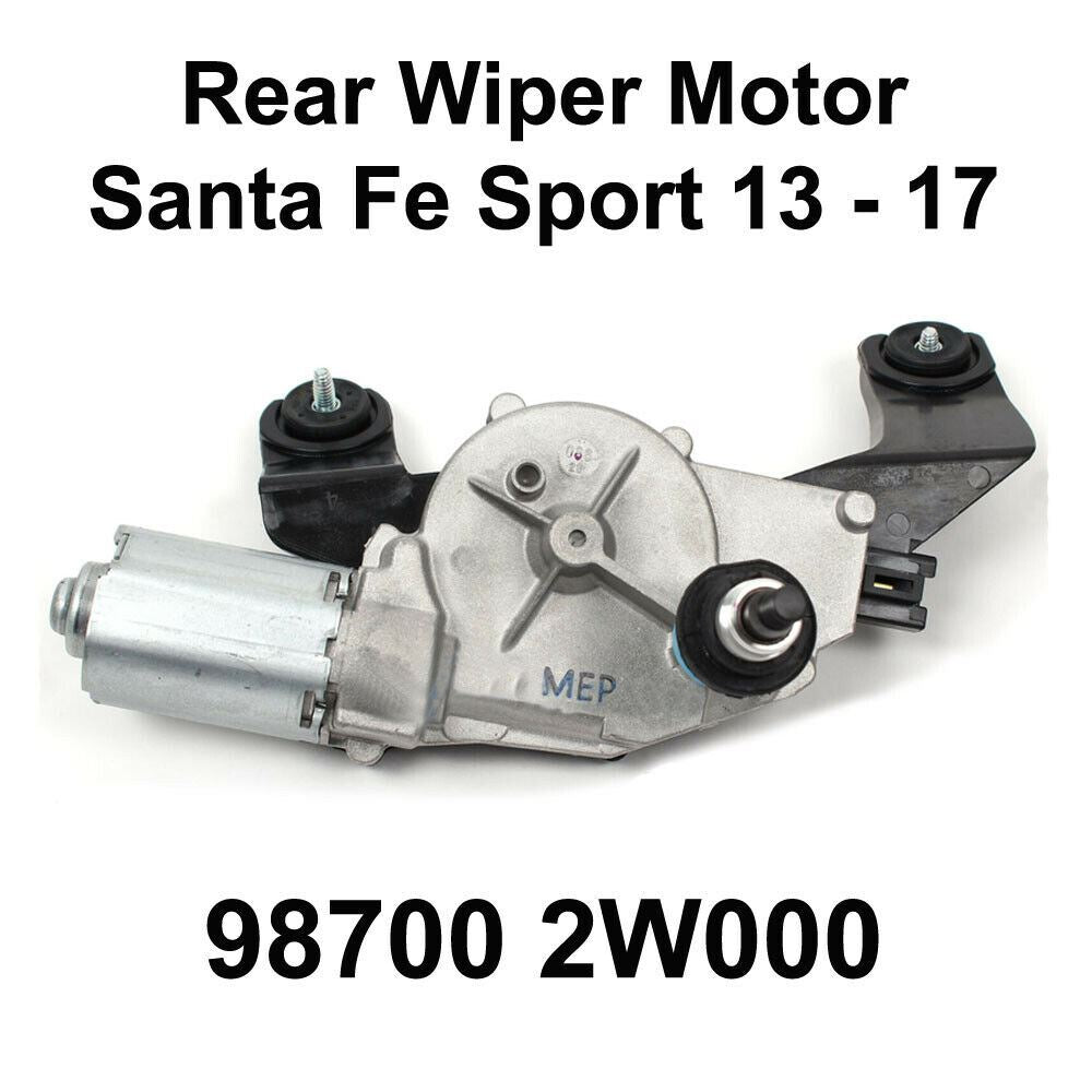  Genuine OEM 98710-2B500 Motor - Rear Wiper / 987102B500 for  Hyundai Santa Fe 07-12 / Replaces 987102B000 : Automotive