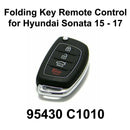 Mando a distancia plegable sin llave OEM en blanco para Hyundai Sonata LF i45 15-17
