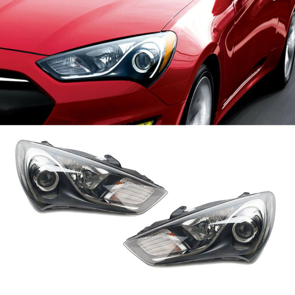 その他 hariiart New OEM Halogen Head Light Lamp LH RH for Hyundai Genesis