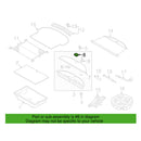 Manija de la puerta de la caja del piso del equipaje interior 85755 2J500RYN para Santa Fe Sport 13-18