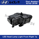 OEM LED Head Lamp Light 92102J9100 Front RH Right 1p for Hyundai Kona 18-21