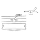 GM OEM Front Griil Black Emblem Badge Cover For CHEVROLET Cruze 2013-2014