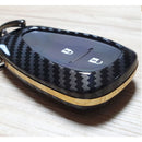Funda de TPU con llave de fibra de carbono para Chevrolet para GM The Next Spark/All New Malibu/Trailblazer/Equinox