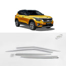 Chrome Window Vent Visor Rain Guard 4PCS Set D227 for KIA Seltos 2019-2021