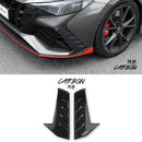 Cubierta de guarnición lateral de parachoques delantero de punto brillante 2P para Hyundai Elantra N 2022