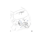 NUEVO 42607402 Lámpara de luz trasera trasera Asiento de pasajero derecho GM Chevrolet Spark 16-17