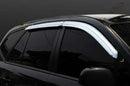 Chrome Window Vent Visor Rain Guard 4P K669 for Kia Rondo / Carens 2007-2012