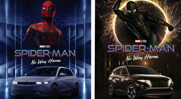 Hyundai Ioniq 5, Tucson 'Spider-Man, No Way Home' luxury supporting role