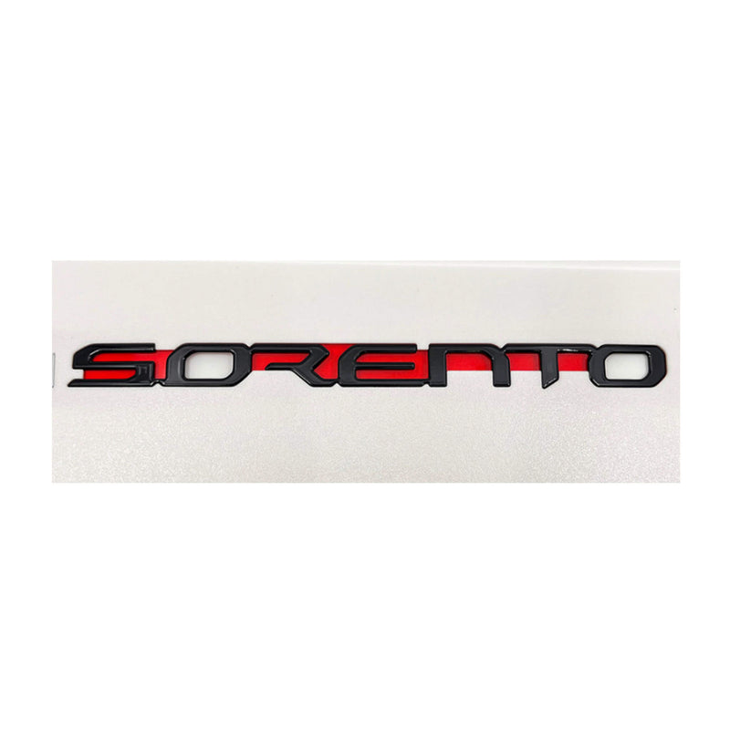 OEM High Glossy Trunk Lettering Black Emblem for Kia New Sorento 2023+