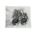 GM Chevrolet Car License Plate Frame Tornillo Tornillo Tapa Tapa Tornillos Tuercas 3p Set