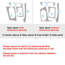 New Interior Carbon Trim Sticker Gear Panel for Hyundai Elantra 2020 (4 Pcs Set)