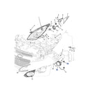 GM OEM Fog Driving Light Lamp Left (LH) for CHEVROLET Spark 2013 - 2015