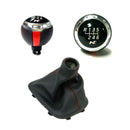 Bota de palanca de cambios manual de cuero genuino 2p Set para Hyundai i30 N 2017-2019