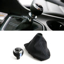 OEM Alcantara Manual Gear Shift Knob + Boot Set for Hyundai Veloster N 2019-2021