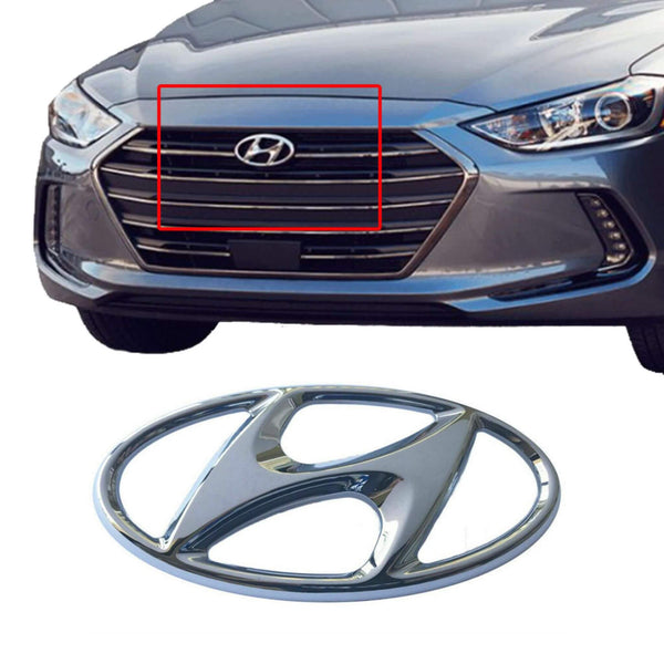 Emblema de parrilla delantera OEM 86320-F2100 H Logo para Hyundai Elantra 2017-2018