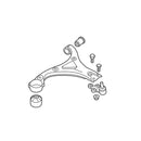 OEM Lower Control Arm Suspension Front Left 545003R000 for KIA K7 Cadenza 10-12