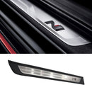 Genuine OEM Metal Door Step Scuff Trim LH 1p for Hyundai Veloster N 2019-2021