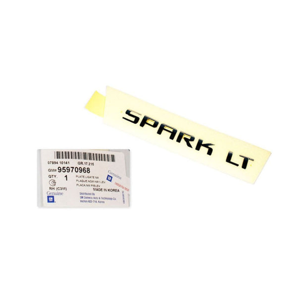 GM OEM [SPARK LT] Trunk Rear Emblem Logo for Chevrolet Spark