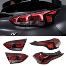 Genuine OEM LED Tail Light Rear Lamp LH+RH 4p Set for Hyundai Veloster N 18-20
