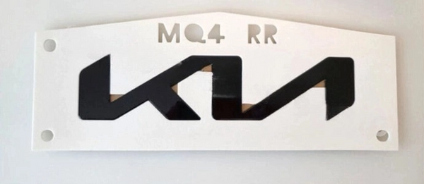 Rear Logo Black High grossy Emblem 1P for Kia Sorento MQ4 2022-2023