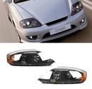 921012C500 Head Light Lamp Black Bezel LH RH 2p for Hyundai Tiburon Coupe 01-06