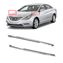 OEM Front Fender Chrome Molding Trim LH RH Set for Hyundai YF Sonata 2011-2014