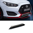 Genuine Full Carbon Front Skirt / Front Bumper Garnish for Hyundai Veloster N